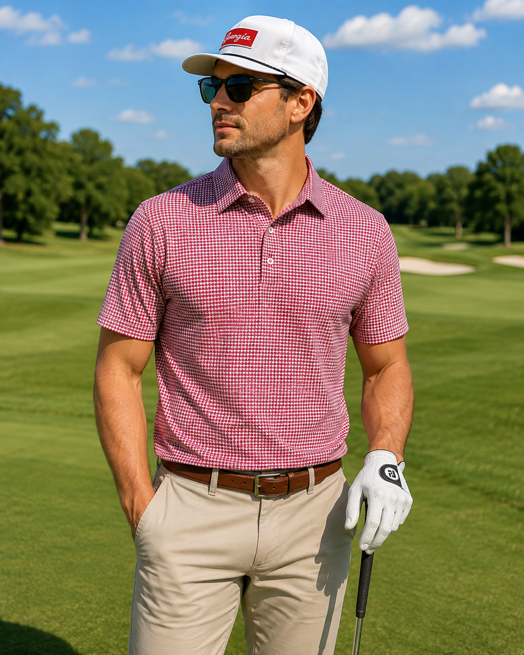 The Houndstooth Performance Polo