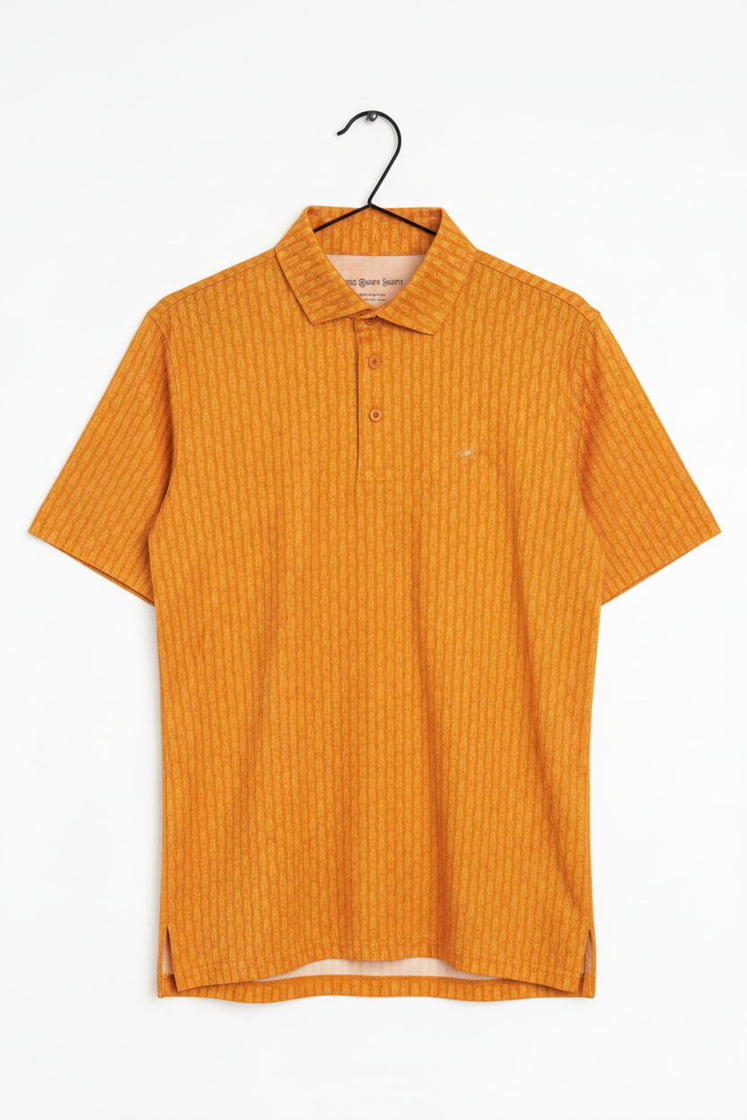 Checkered Overalls Performance Polo